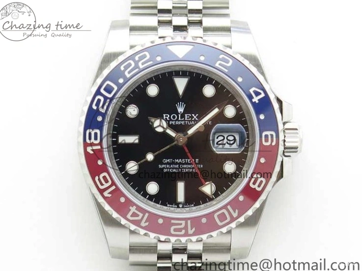 MiroTime 0504 GMT-Master II 126710 BLRO Pepsi Red Blue Ceramic 904L Steel VRF 1:1 Best Edition SA3285 CHS MAX Version SmoothTexture 2796
